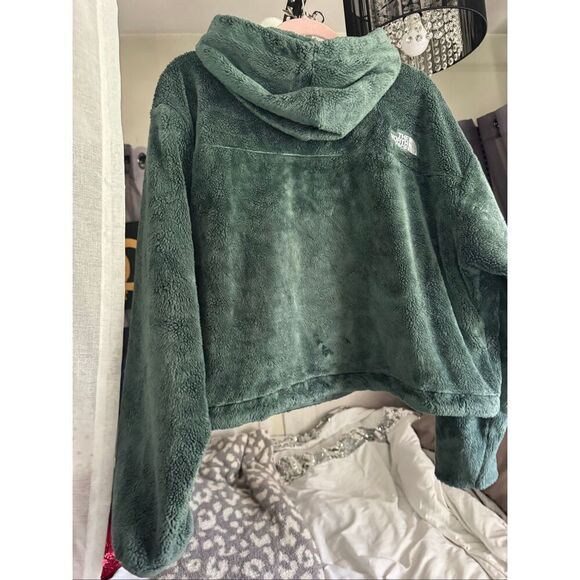 north face /northface hooded pullover cropped hoodie osito fleece Jacket/coat xx - Picture 9 of 13